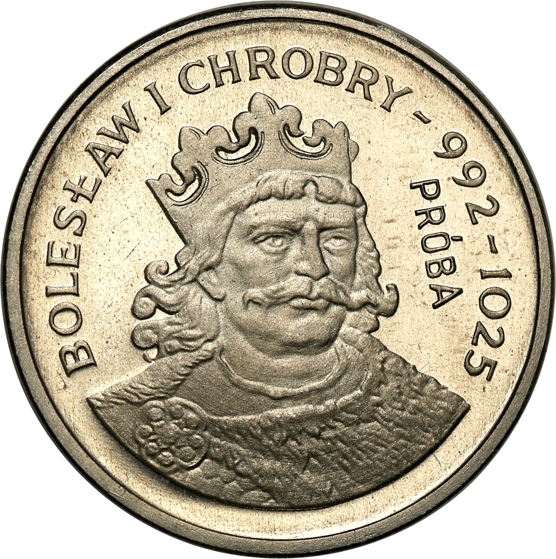 PRL. PRÓBA Nikiel 2000 złotych 1980 Bolesław Chrobry
